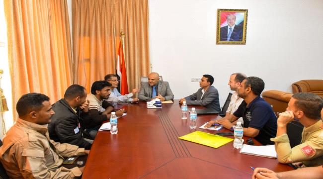 Meeting between Taiz Governor and HALO Trust International Organization to Discuss Mine Clearance and War Remnants Programs